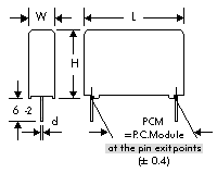 WIMA DC-LINK MKP 4 2-Draht Version